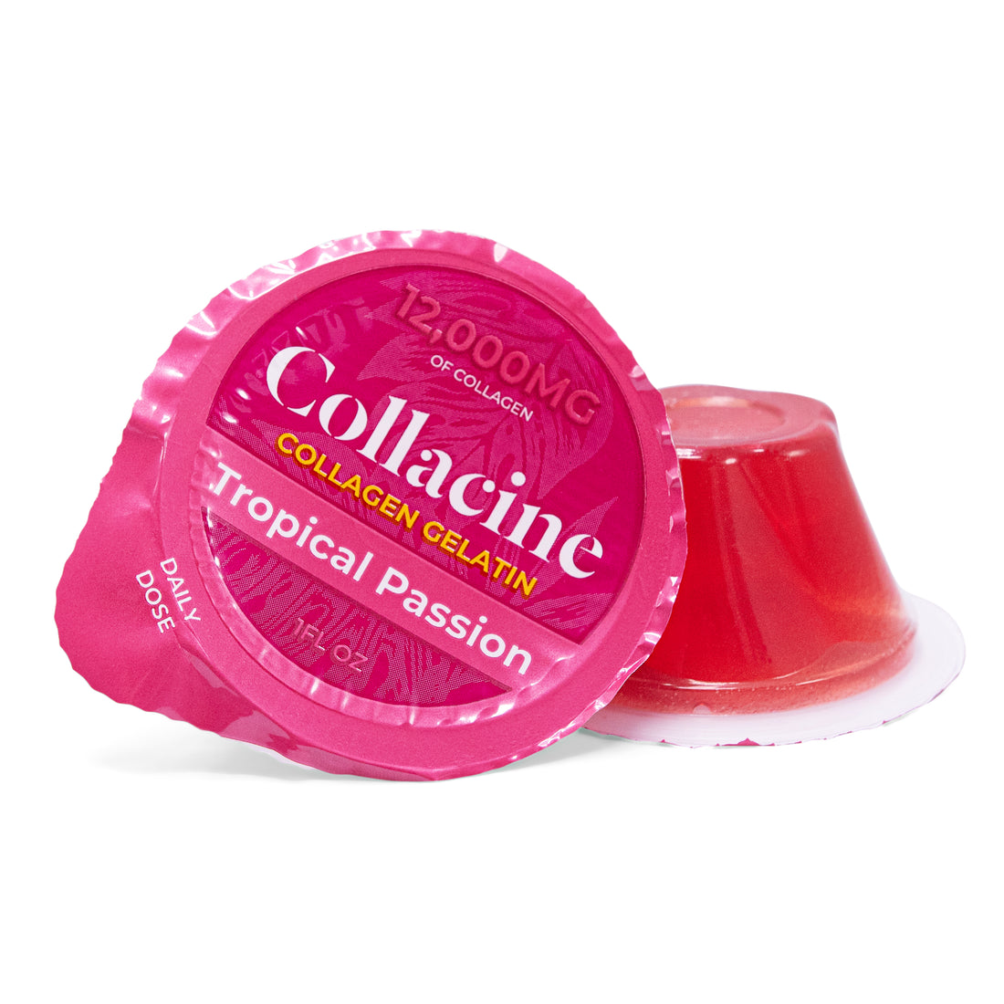 60 Pack of Collacine Collagen Gelatin Cups - Tropical Passion